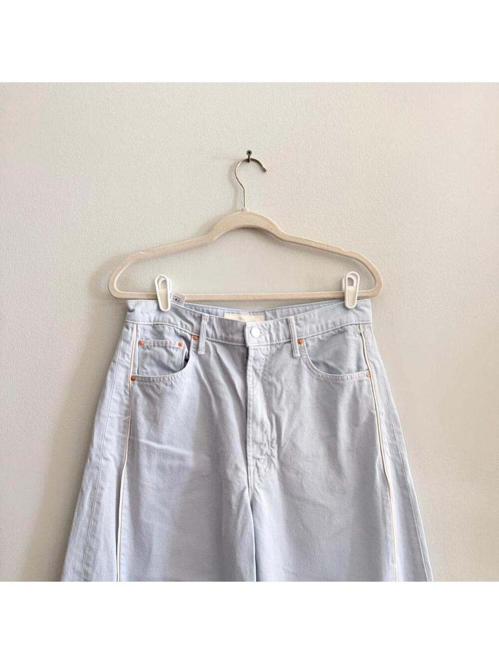 Mother Superior Denim The Pipe-Dream Sneak Jeans in Hit The Hay - Picture 7 of 12
